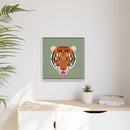 Cool Carnivore Charley Harper Giclee Framed Stretched On Canvas Print-115