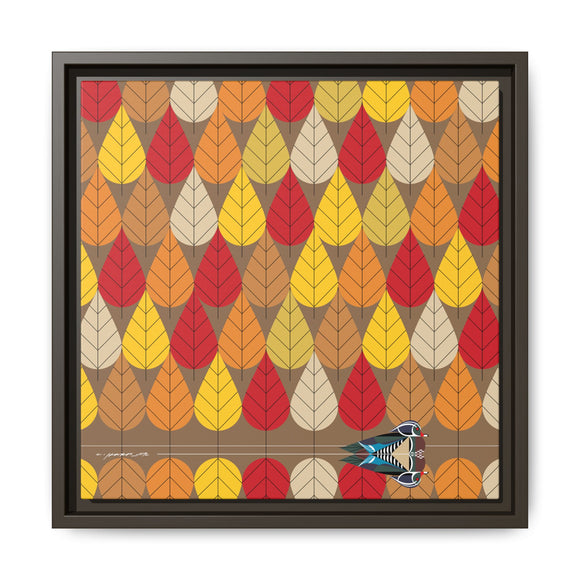 Octoberama Charley Harper Framed Giclee Print Stretched On Canvas