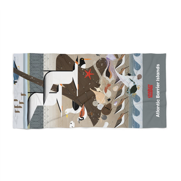 Charley Harper Atlantic Barrier Islands Beach Towel