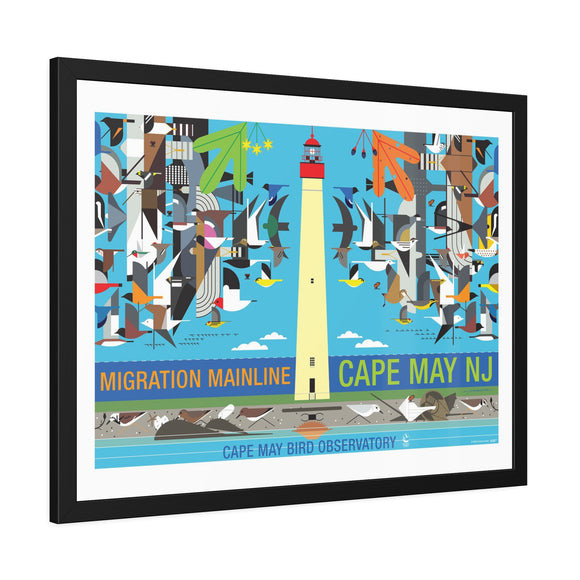 Cape May (Migration Mainline) Charley Harper Framed Poster