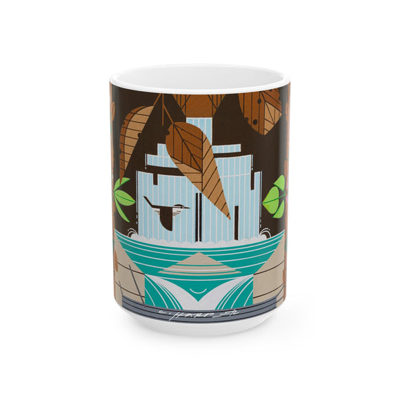 CAM EDGE CEDAR FALLS Ceramic Mug, 15oz