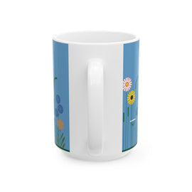 Charley Harper Wild Summer Eastern Tiger Swallowtail Butterfly Ceramic Mug 15 oz - 0