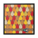 Octoberama Charley Harper Framed Giclee Print Stretched On Canvas-1