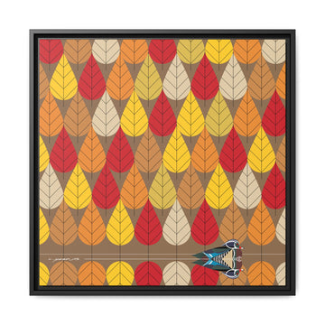 Octoberama Charley Harper Framed Giclee Print Stretched On Canvas