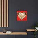 Vowlentine Charley Harper Framed Giclee Print on Stretched Canvas-34