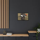 Ivory Billed Woodpecker Charley Harper Framed Giclee Print on Stretched on Canvas-54