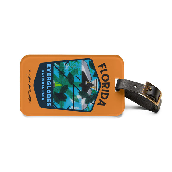 Everglades orange of Luggage Tag
