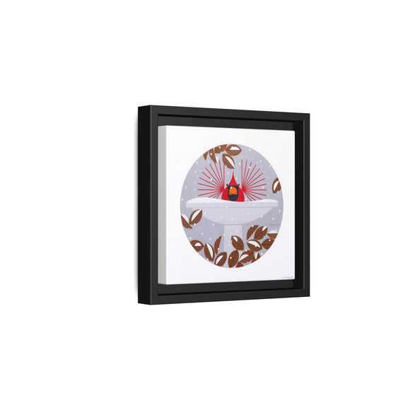B-r-r-r-r-rdbath Charley Harper Framed Giclee Print on Stretched Canvas