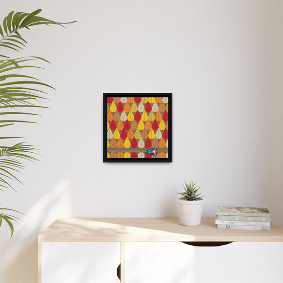 Octoberama Charley Harper Framed Giclee Print Stretched On Canvas