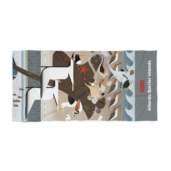 Charley Harper Atlantic Barrier Islands Beach Towel
