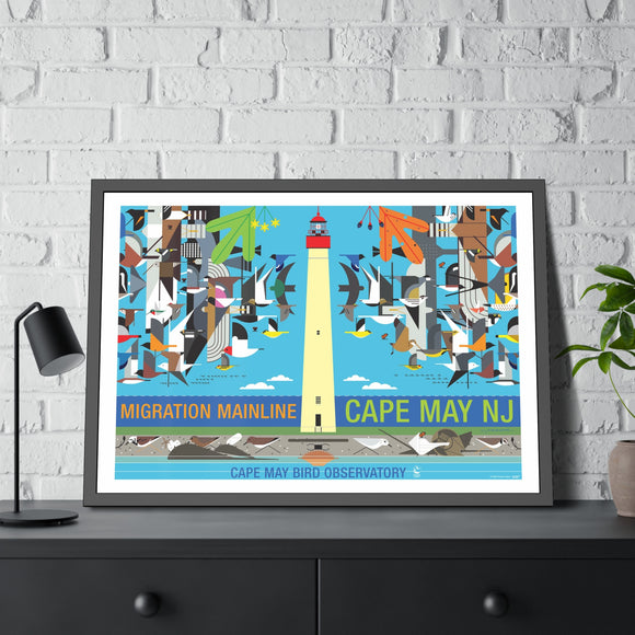 Cape May (Migration Mainline) Charley Harper Framed Poster