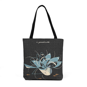 Blue Jay Bathing Charley Harper Woven Tote - 0