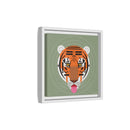 Cool Carnivore Charley Harper Giclee Framed Stretched On Canvas Print-87