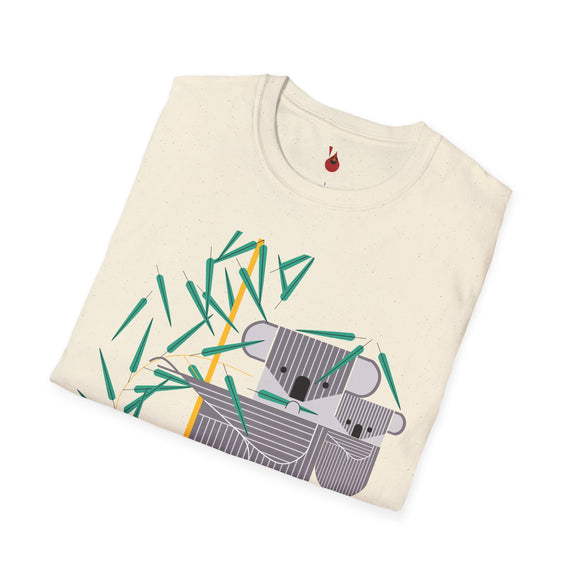 Charley Harper Koal Koala Unisex Softstyle T-Shirt