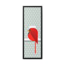 Cool Cardinal Charley Harper Framed Giclee Print Stretched On Canvas-4
