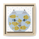 Fishful Thinking Edie Harper Framed Giclee Print on Stretched Canvas-29