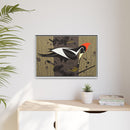 Ivory Billed Woodpecker Charley Harper Framed Giclee Print on Stretched on Canvas-29