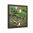 Charley Harper Florida Everglades Wall Art – Mid-Century Modern Geometric Bird Canvas with Minimal Wildlife Accents-65