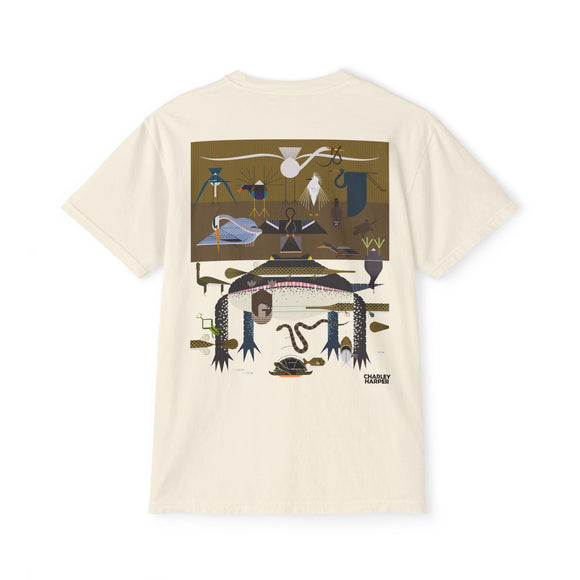 Everglades badge 2 Unisex Garment-Dyed Pocket T-Shirt