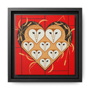 Vowlentine Charley Harper Framed Giclee Print on Stretched Canvas-17