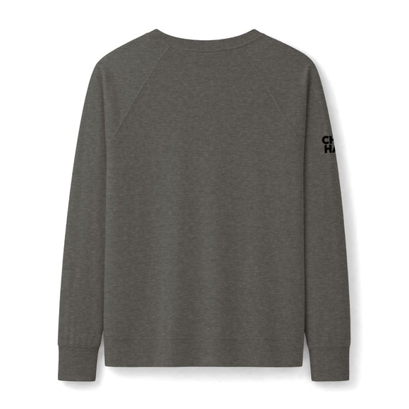 CAM SIERRA Women's Featherweight French Terry Long Sleeve Crewneck