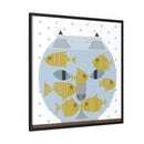 Fishful Thinking Edie Harper Framed Giclee Print on Stretched Canvas-92