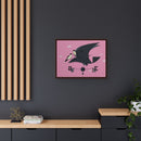 Eastern Kingbird Charley Harper Giclee on Matte Stretched Canvas-50