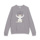 Edie Harper Cat Carson Western Scout Raglan Crewneck Sweatshirt-4