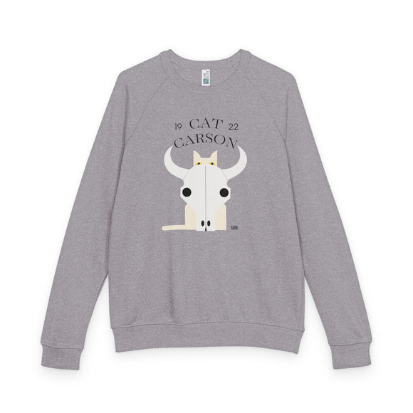 Edie Harper Cat Carson Western Scout Raglan Crewneck Sweatshirt