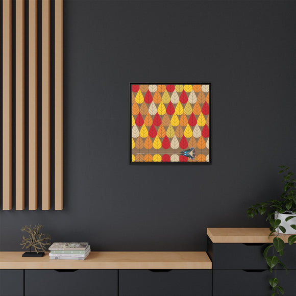 Octoberama Charley Harper Framed Giclee Print Stretched On Canvas