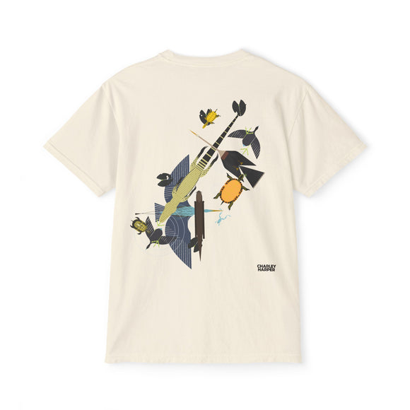Everglades badge 3  Unisex Garment-Dyed Pocket T-Shirt