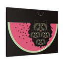 Watermelon Moon Charley Harper Unframed Giclee on Matte Stretched Canvas-29