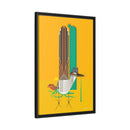 Tall Tail Charley Harper  Framed Giclee on Stretched Canvas Wall Art Southwest Mid-Century Modern Art-17
