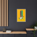 Tall Tail Charley Harper  Framed Giclee on Stretched Canvas Wall Art Southwest Mid-Century Modern Art-31