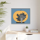 Racc-O-Lantern Charley Harper Framed Giclee Print Stretched On Canvas-51