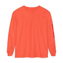 CAM Unisex Garment-dyed Long Sleeve T-Shirt-2