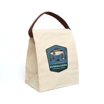 Everglades Canvas Lunch Bag With Strap - 0