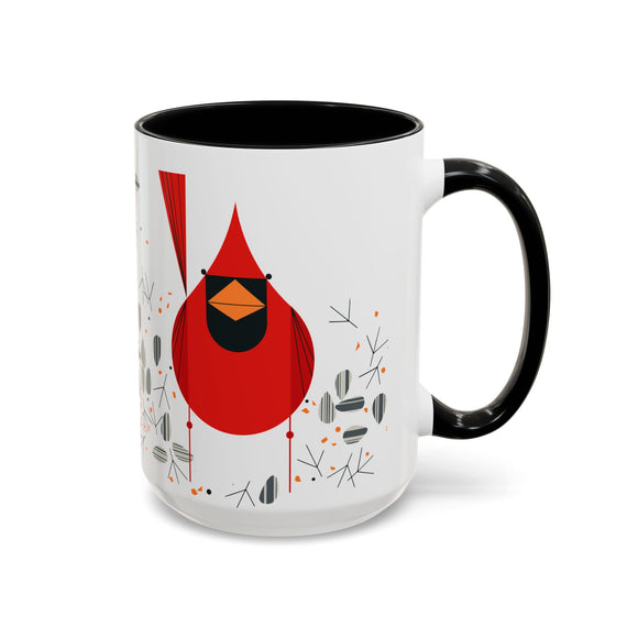 Cardinal and Seed Charley Harper Art Studio Classic Accent Mug 15oz