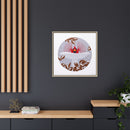 B-r-r-r-r-rdbath Charley Harper Framed Giclee Print on Stretched Canvas-126