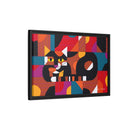 Crazy Cat Crazy Quilt Edie Harper Framed Giclee Print Stretched On Canvas-44