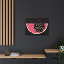 Watermelon Moon Charley Harper Framed Giclee Print on Matte Canvas-25