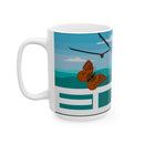 CAM EDGE OF APPAL MONARCH Ceramic Mug, 15oz-3