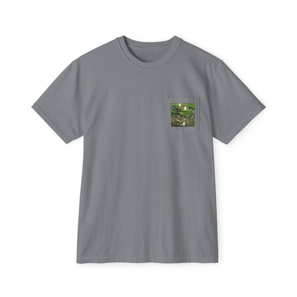 Everglades badge 4 Unisex Garment-Dyed Pocket T-Shirt