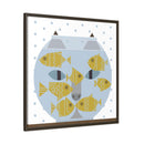 Fishful Thinking Edie Harper Framed Giclee Print on Stretched Canvas-56