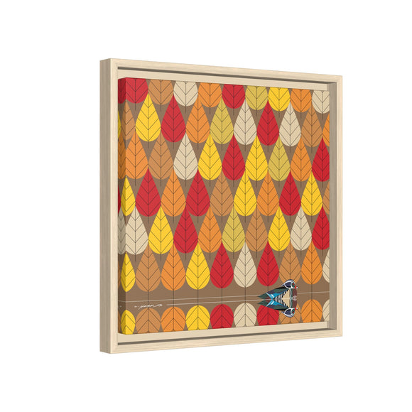 Octoberama Charley Harper Framed Giclee Print Stretched On Canvas