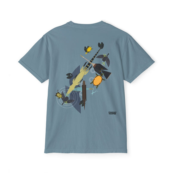 Everglades badge 4 Unisex Garment-Dyed Pocket T-Shirt