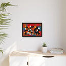Edie Harper Crazy Cat Crazy Quilt Framed Giclee On Stretched Canvas Print-35