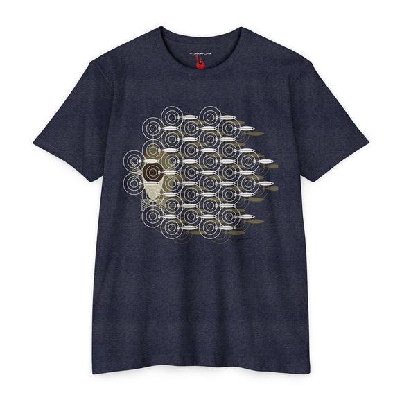 Charley Harper Skipping School Unisex CVC Jersey T-shirt