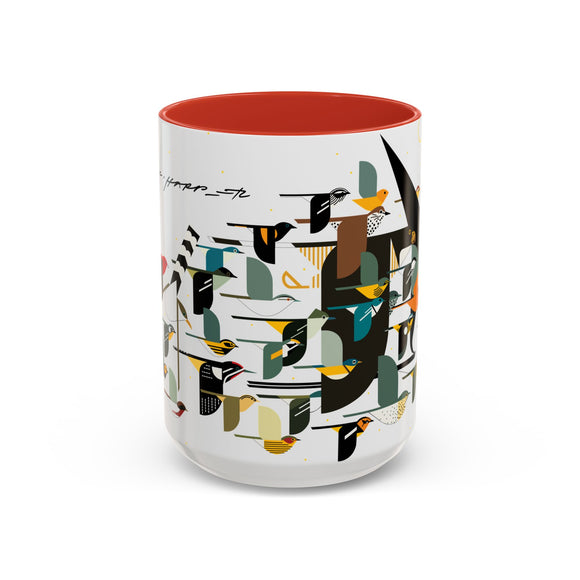 Mystery of the Missing Migrants Charley Harper Art Studio Classic Accent Mug 15oz
