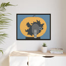 Racc-O-Lantern Charley Harper Framed Giclee Print Stretched On Canvas-33